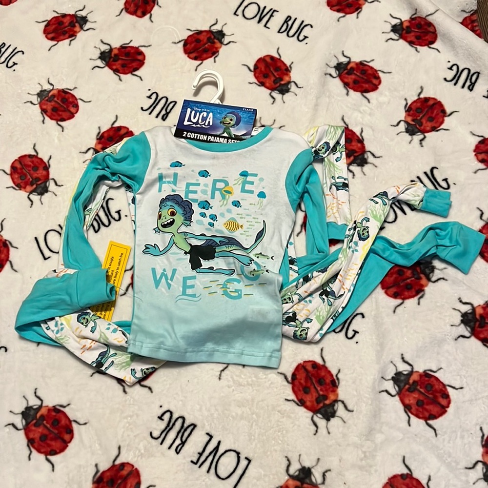 Disney Pixar Luca: 2 Cotton Pajama Sets